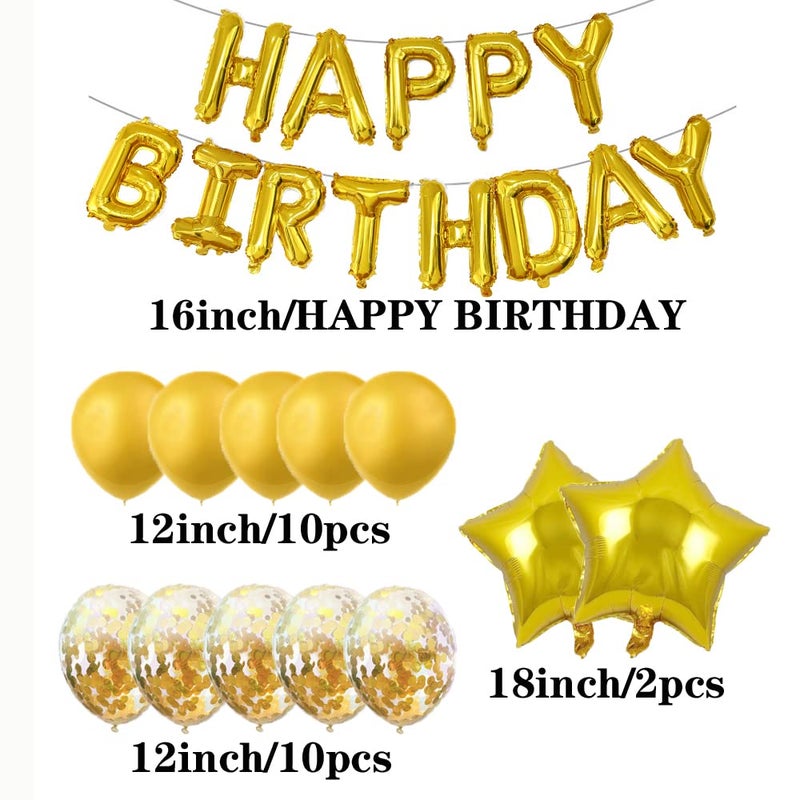 ZSNWGZ Sweet 10th Birthday Decorations Party Supplies,Gold Number 10 Balloons,10th Foil Mylar Balloons Latex Balloon Decoration,Great 10th Birthday for Girls,Women,Men,Photo Props - Image 3